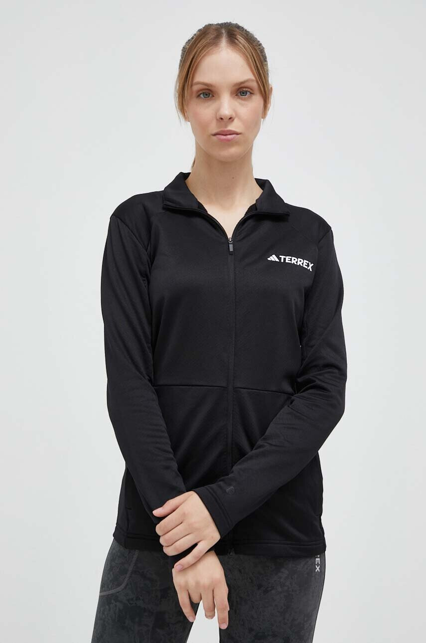 adidas TERREX Спортен суичър Multi в черно с изчистен дизайн - Pepit.bg