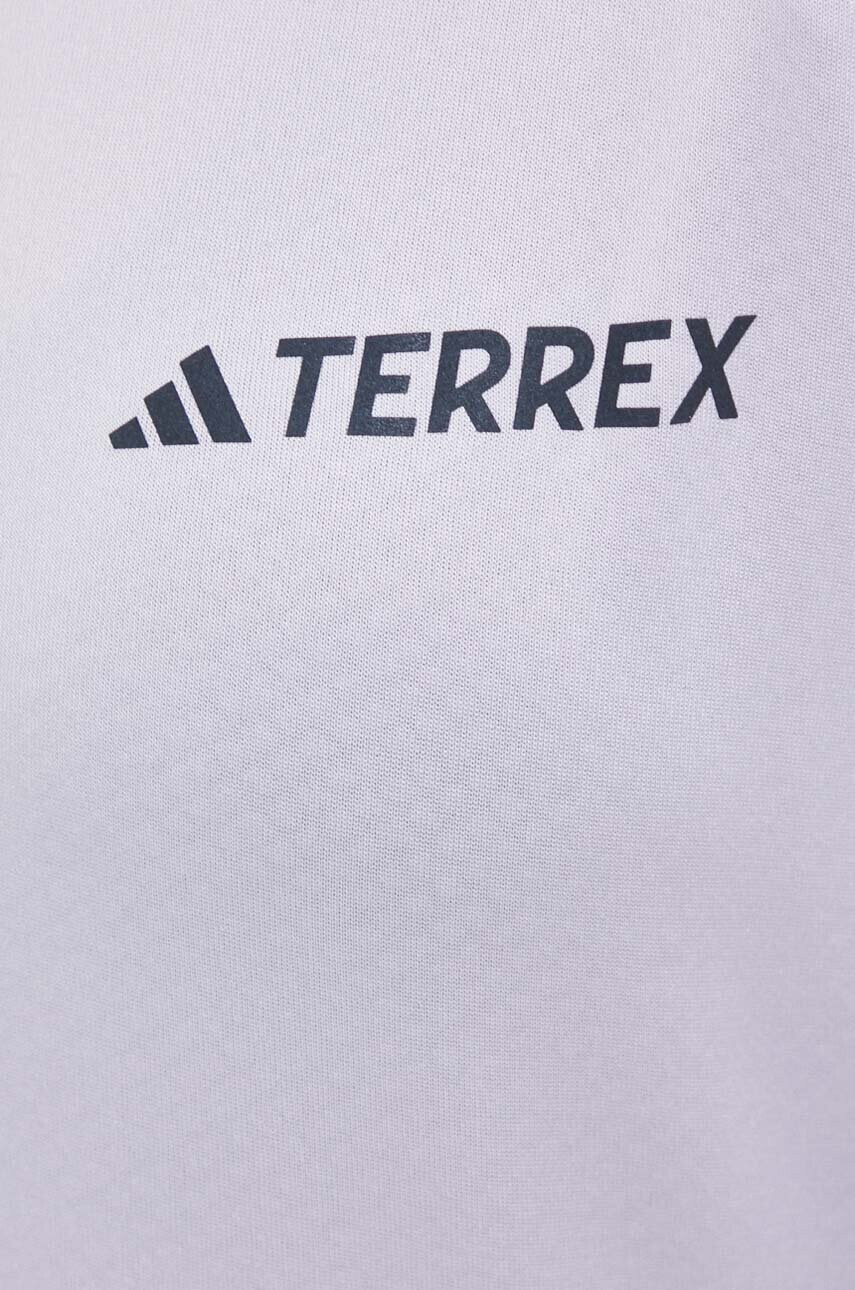 adidas TERREX Спортен суичър Multi в лилаво с изчистен дизайн - Pepit.bg