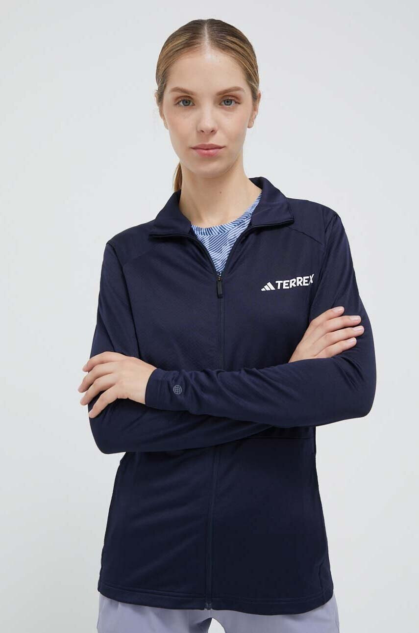 adidas TERREX Спортен суичър Multi в тъмносиньо с изчистен дизайн - Pepit.bg