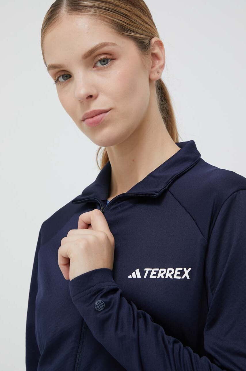 adidas TERREX Спортен суичър Multi в тъмносиньо с изчистен дизайн - Pepit.bg