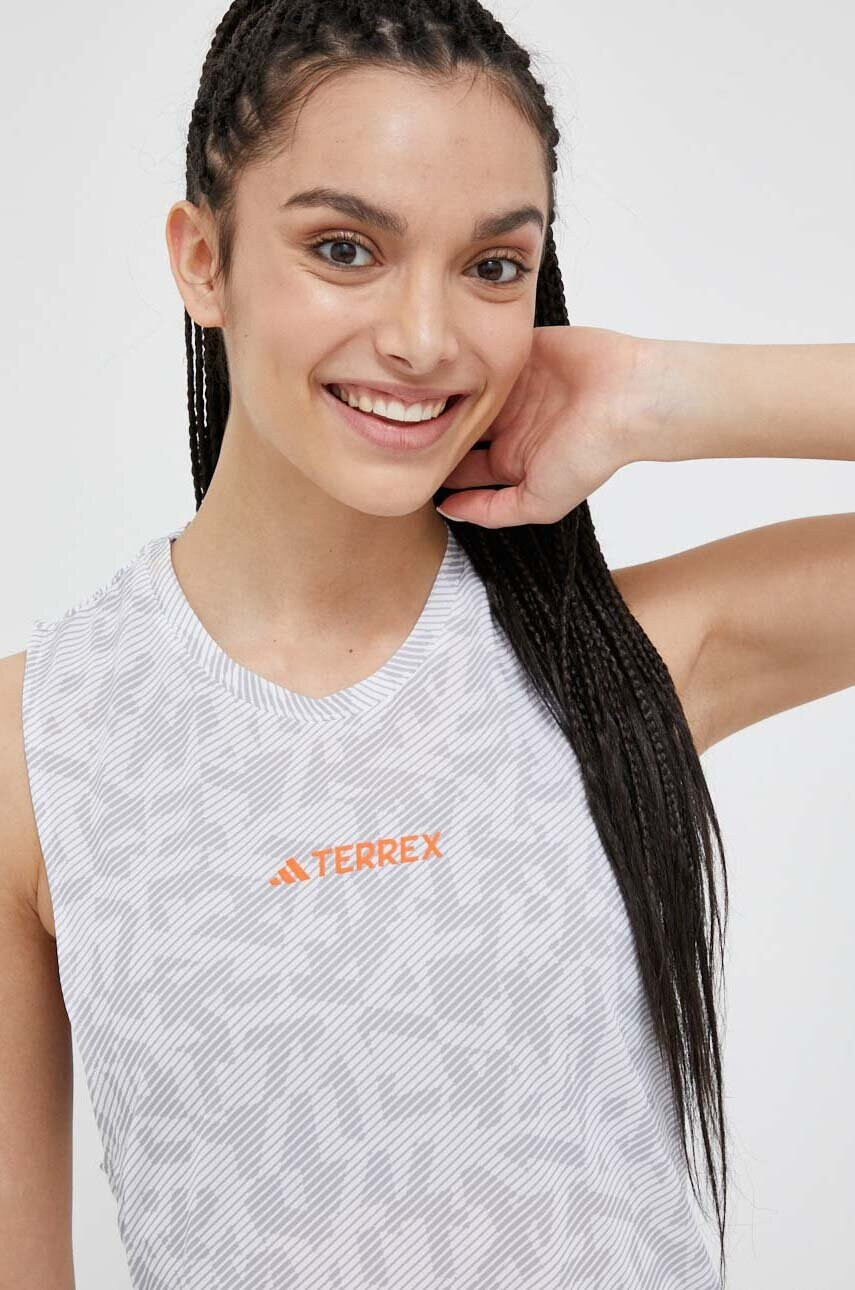 adidas TERREX Спортен топ Agravic в бяло - Pepit.bg