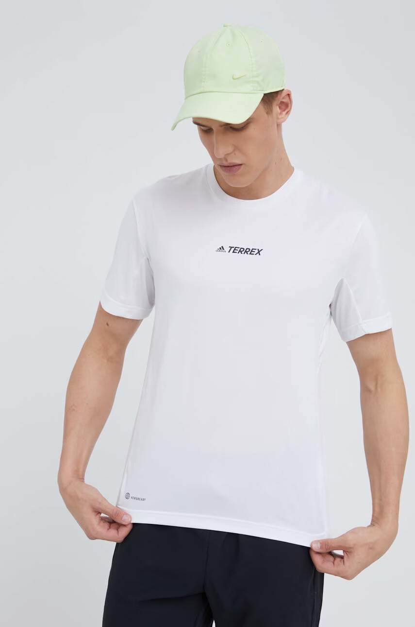adidas TERREX Спортна тениска Multi H53383 в бяло с принт - Pepit.bg