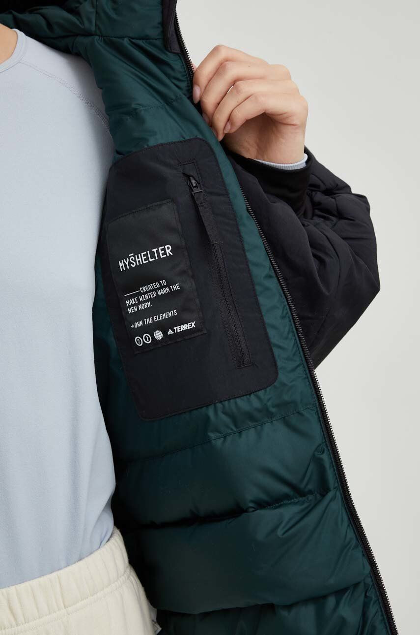 adidas TERREX Спортно пухено яке Myshelter в сиво - Pepit.bg