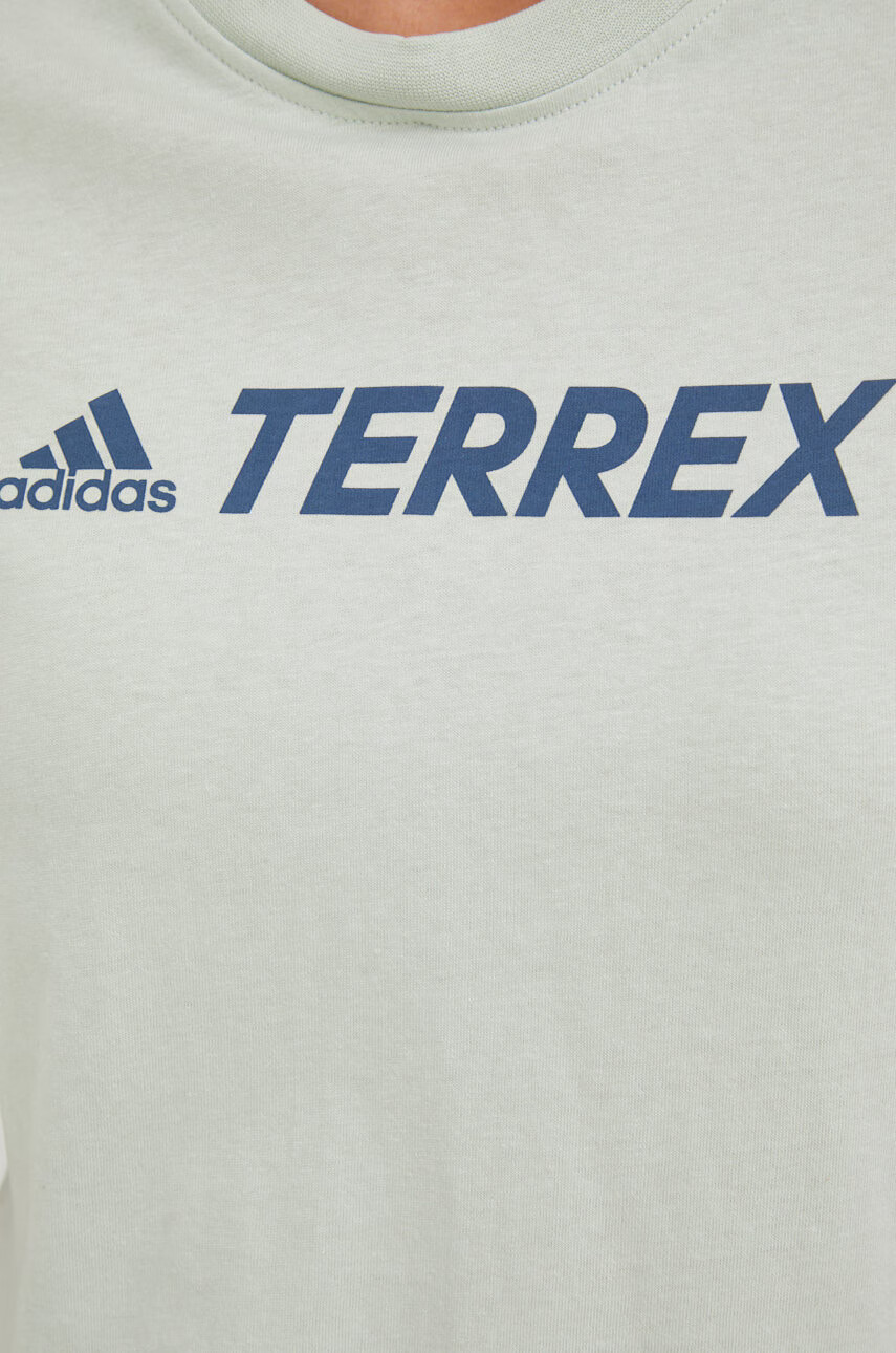 adidas TERREX Тениска Classic Logo в зелено - Pepit.bg