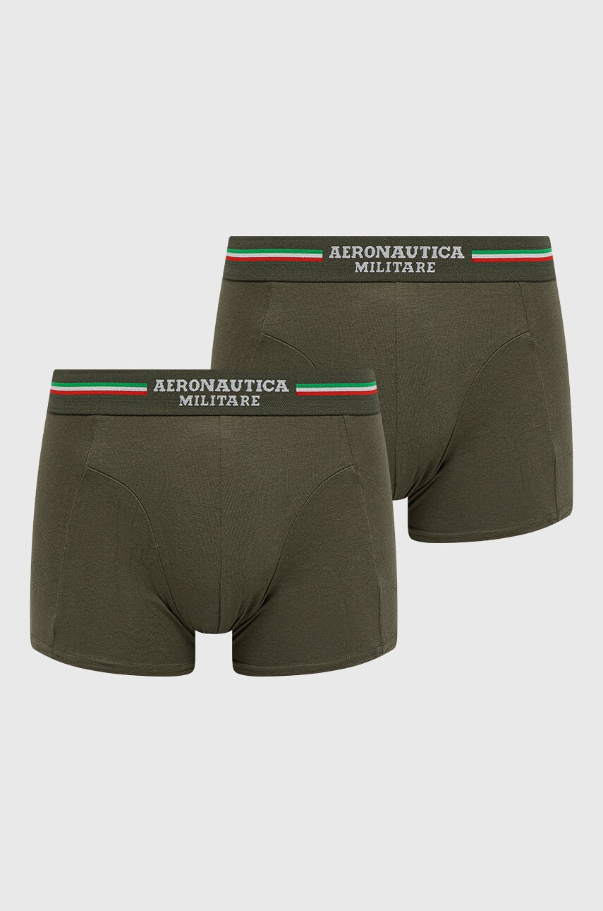 Aeronautica Militare Боксерки (2 чифта) мъжки в зелено - Pepit.bg