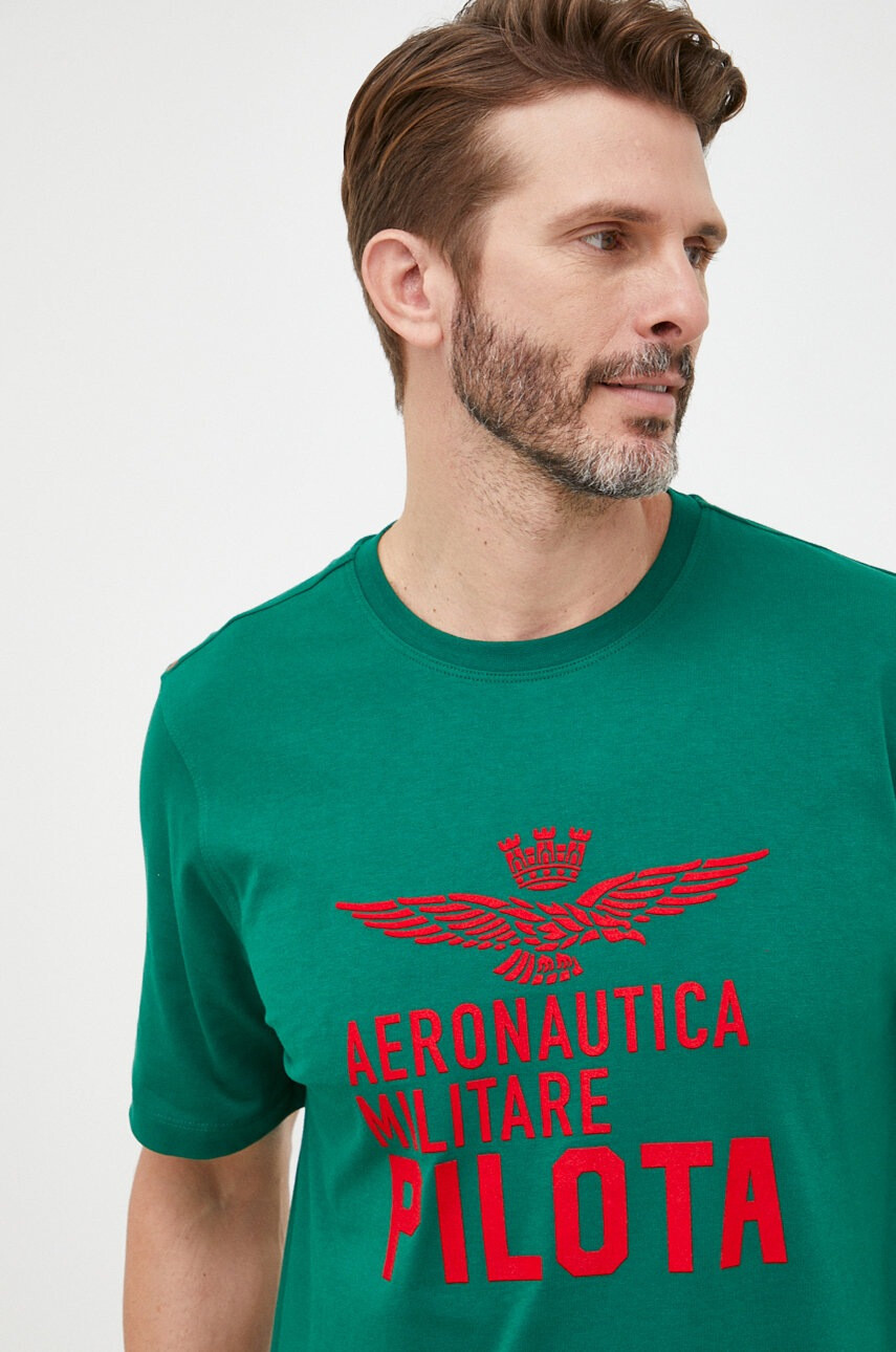 Aeronautica Militare Памучна тениска - Pepit.bg