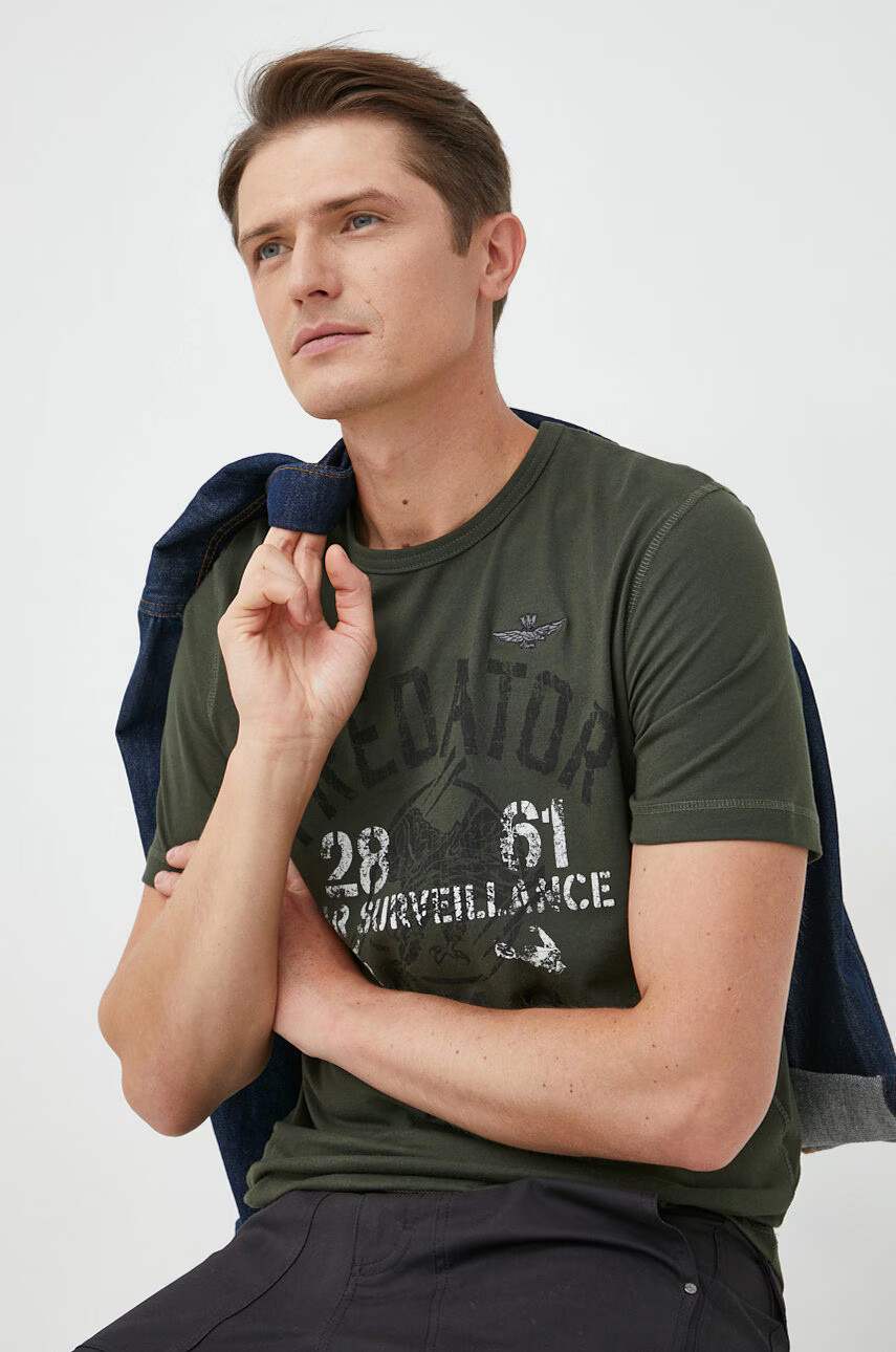 Aeronautica Militare Памучна тениска - Pepit.bg