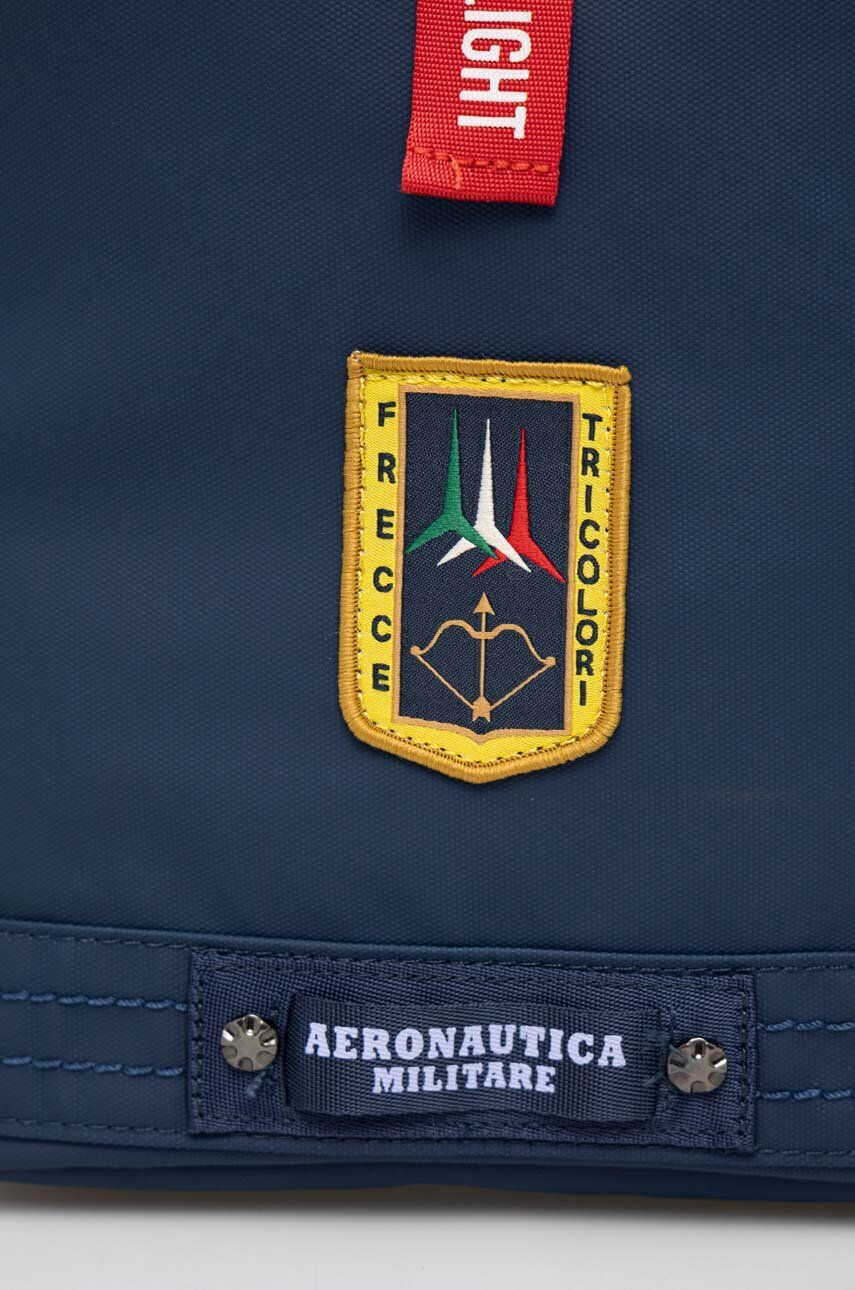 Aeronautica Militare Раница в тъмносиньо голям размер с апликация - Pepit.bg