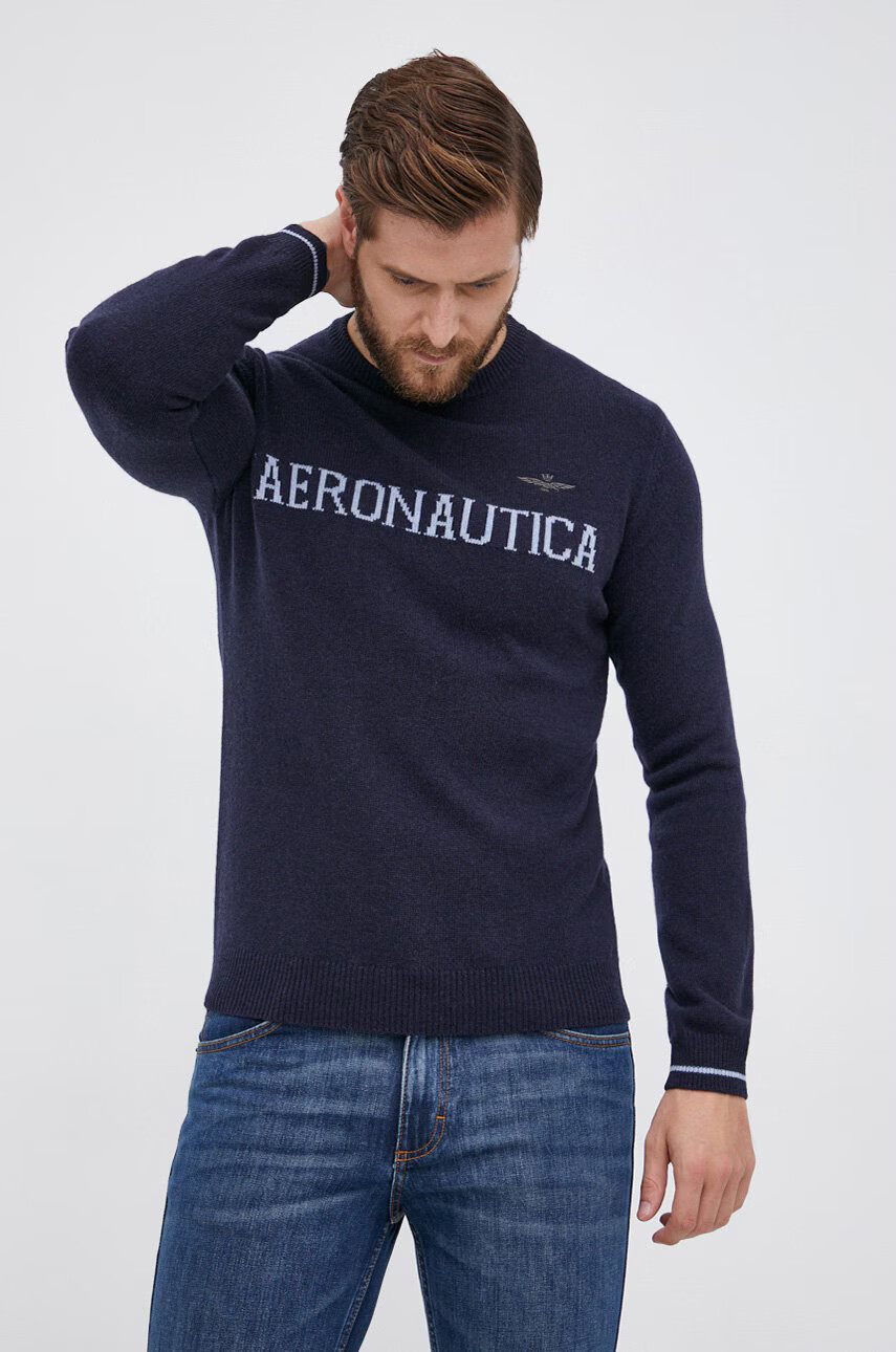 Aeronautica Militare Вълнен пуловер - Pepit.bg