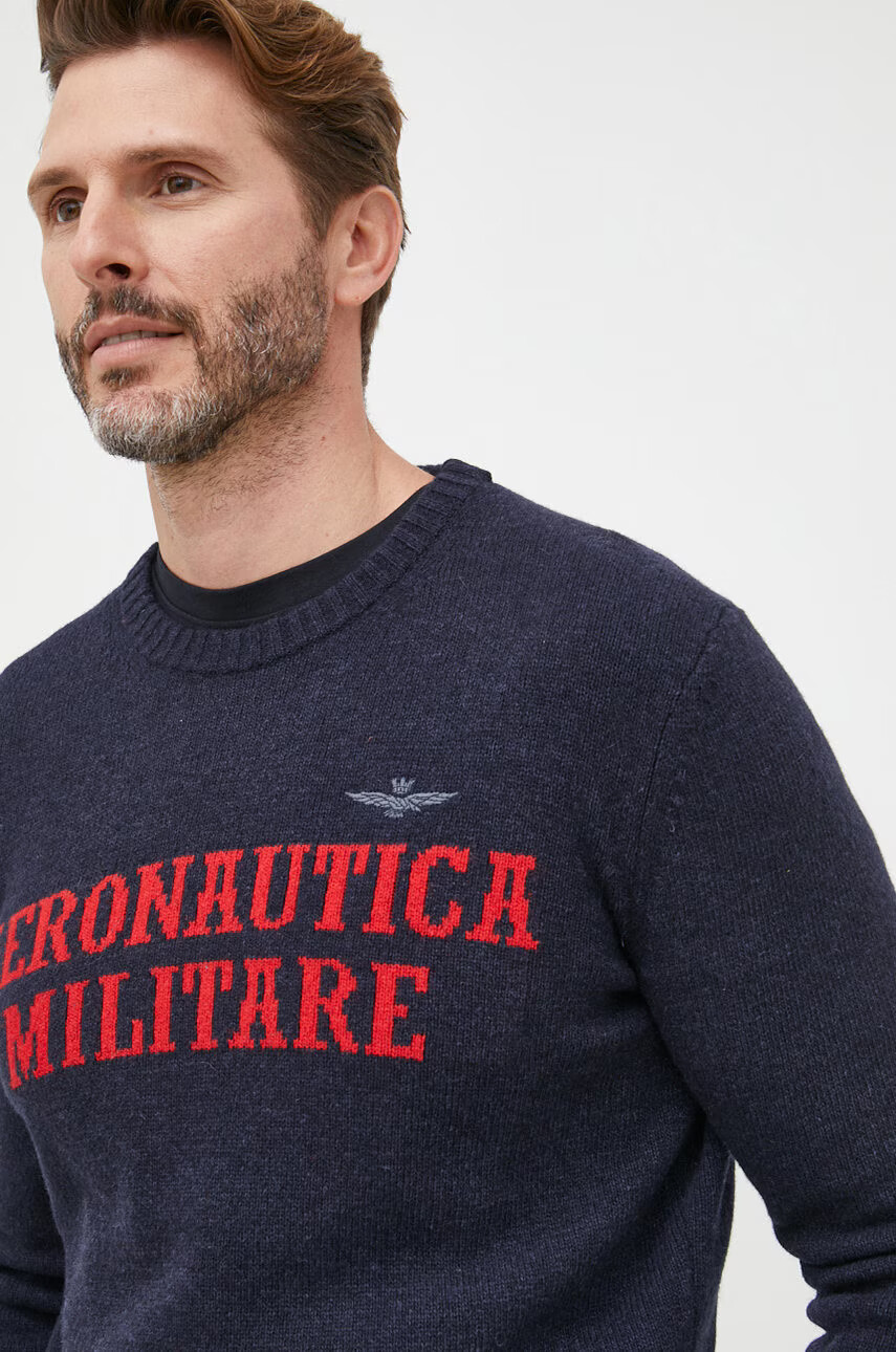Aeronautica Militare Вълнен пуловер - Pepit.bg