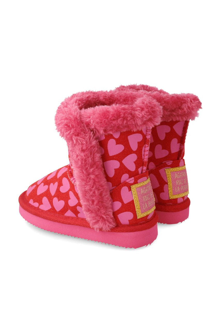 Agatha Ruiz de la Prada Детски апрески в червено - Pepit.bg