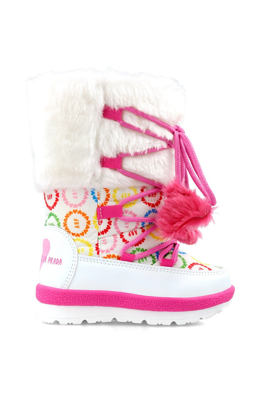 Agatha Ruiz de la Prada Детски апрески в бяло - Pepit.bg