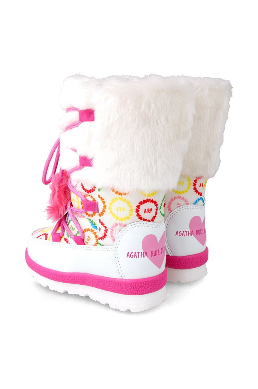 Agatha Ruiz de la Prada Детски апрески в бяло - Pepit.bg