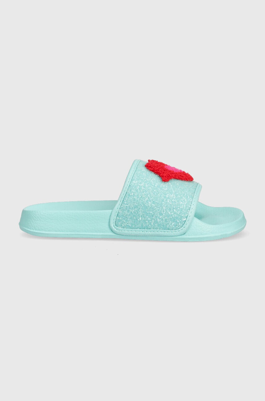 Agatha Ruiz de la Prada Детски чехли в тюркоазено - Pepit.bg