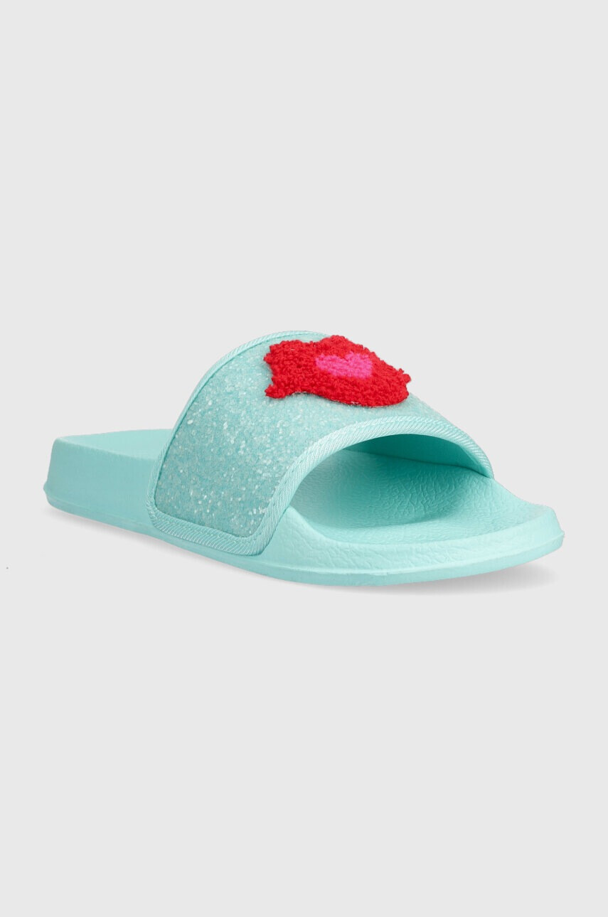 Agatha Ruiz de la Prada Детски чехли в тюркоазено - Pepit.bg