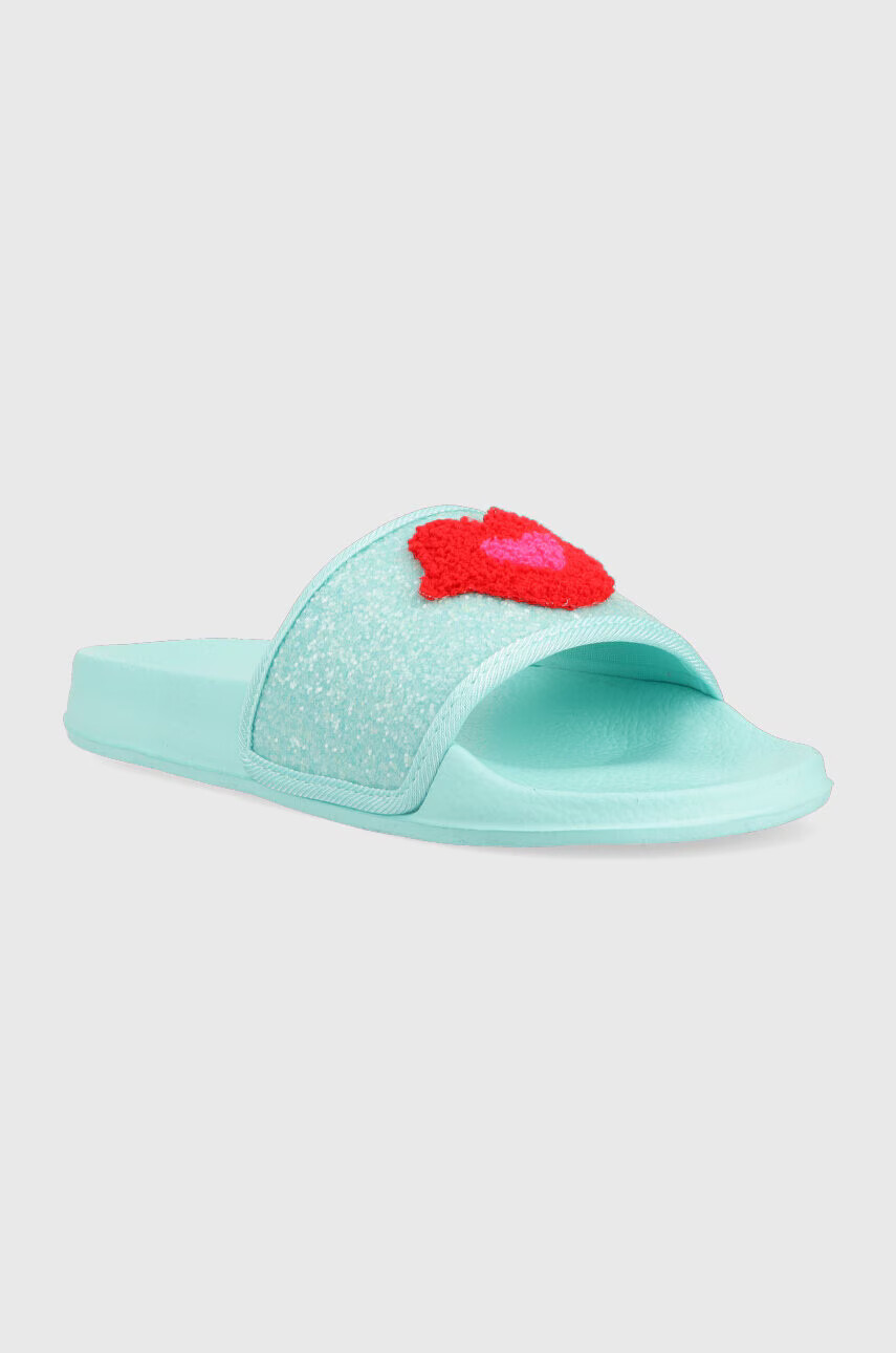 Agatha Ruiz de la Prada Детски чехли в тюркоазено - Pepit.bg