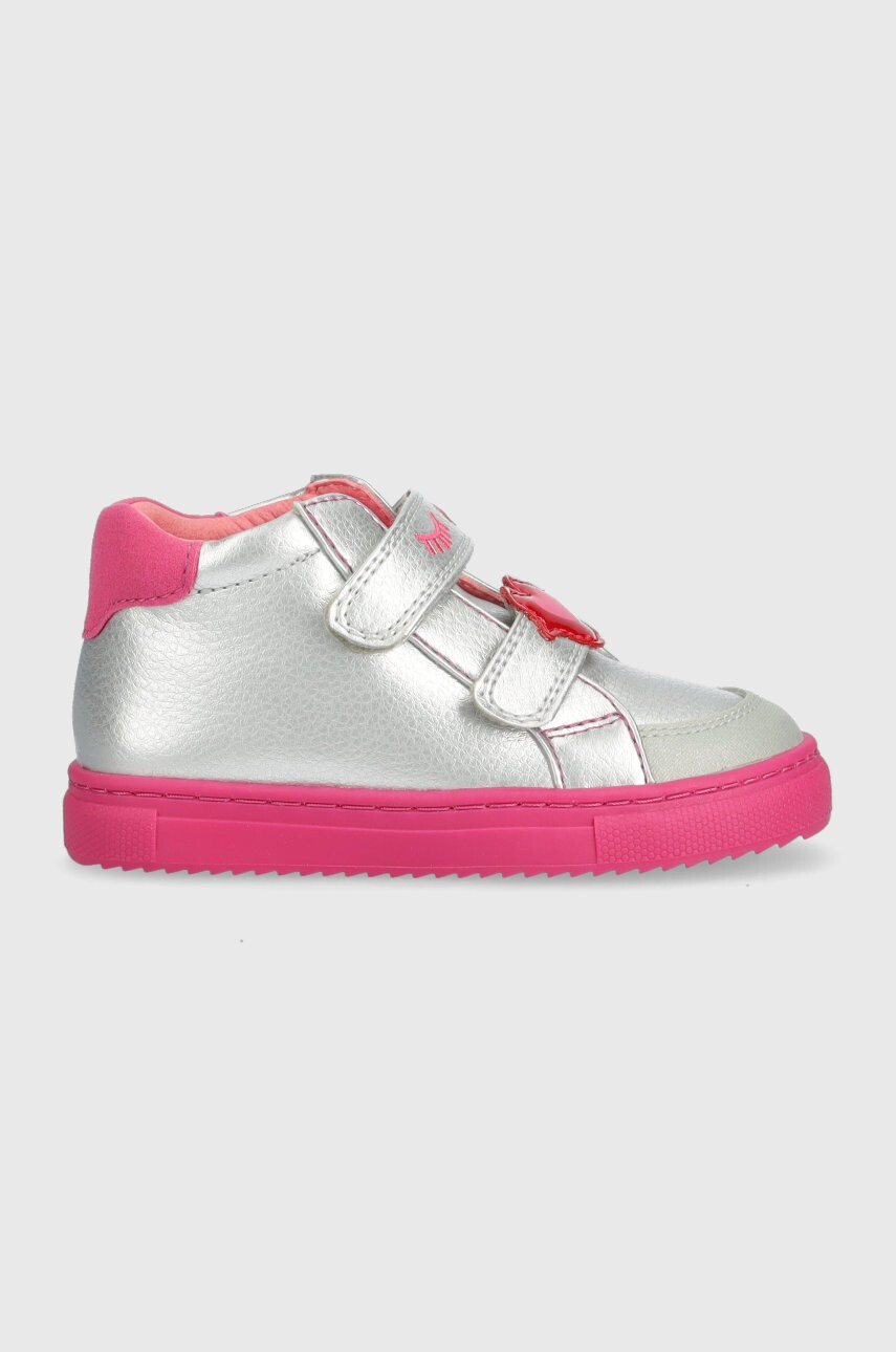 Agatha Ruiz de la Prada Детски кожени маратонки в златисто - Pepit.bg