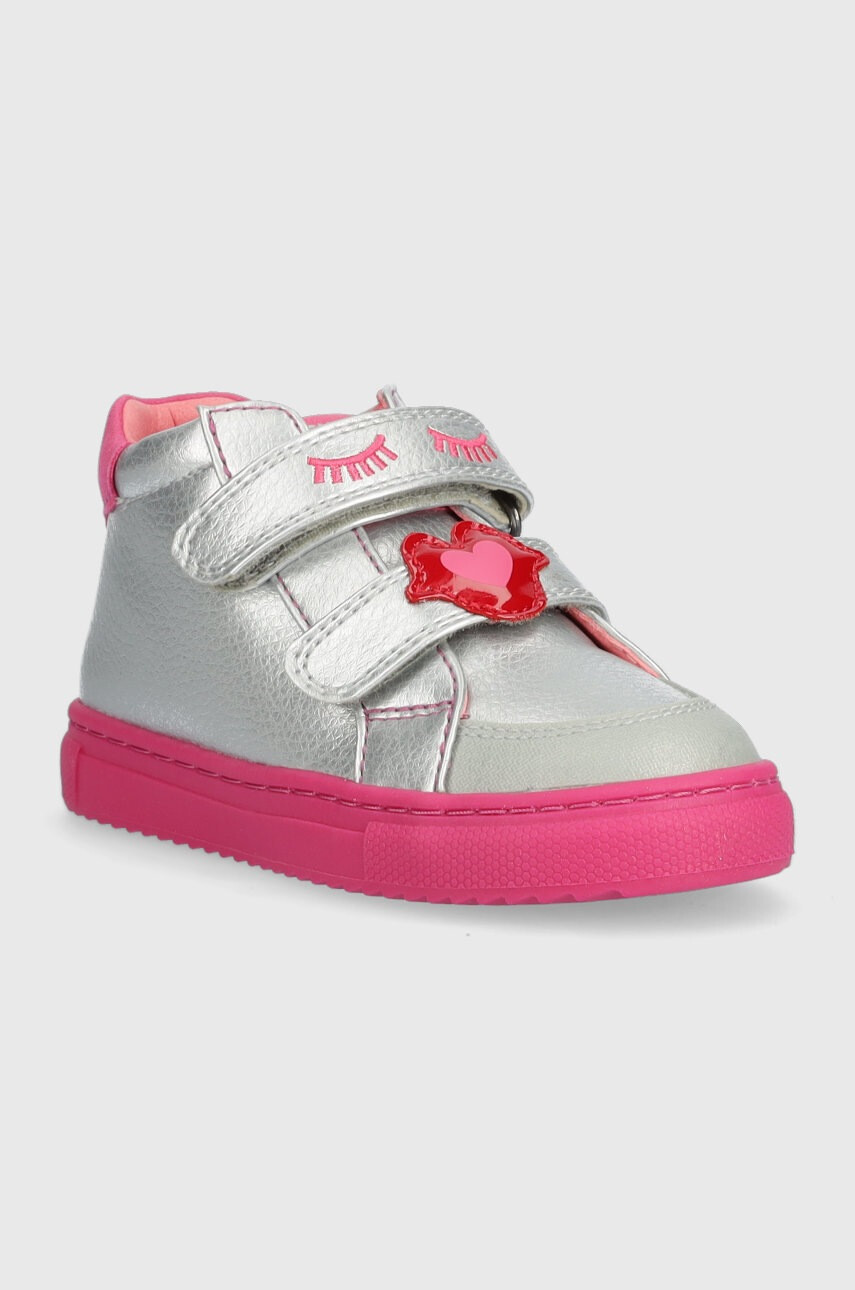 Agatha Ruiz de la Prada Детски кожени маратонки в златисто - Pepit.bg