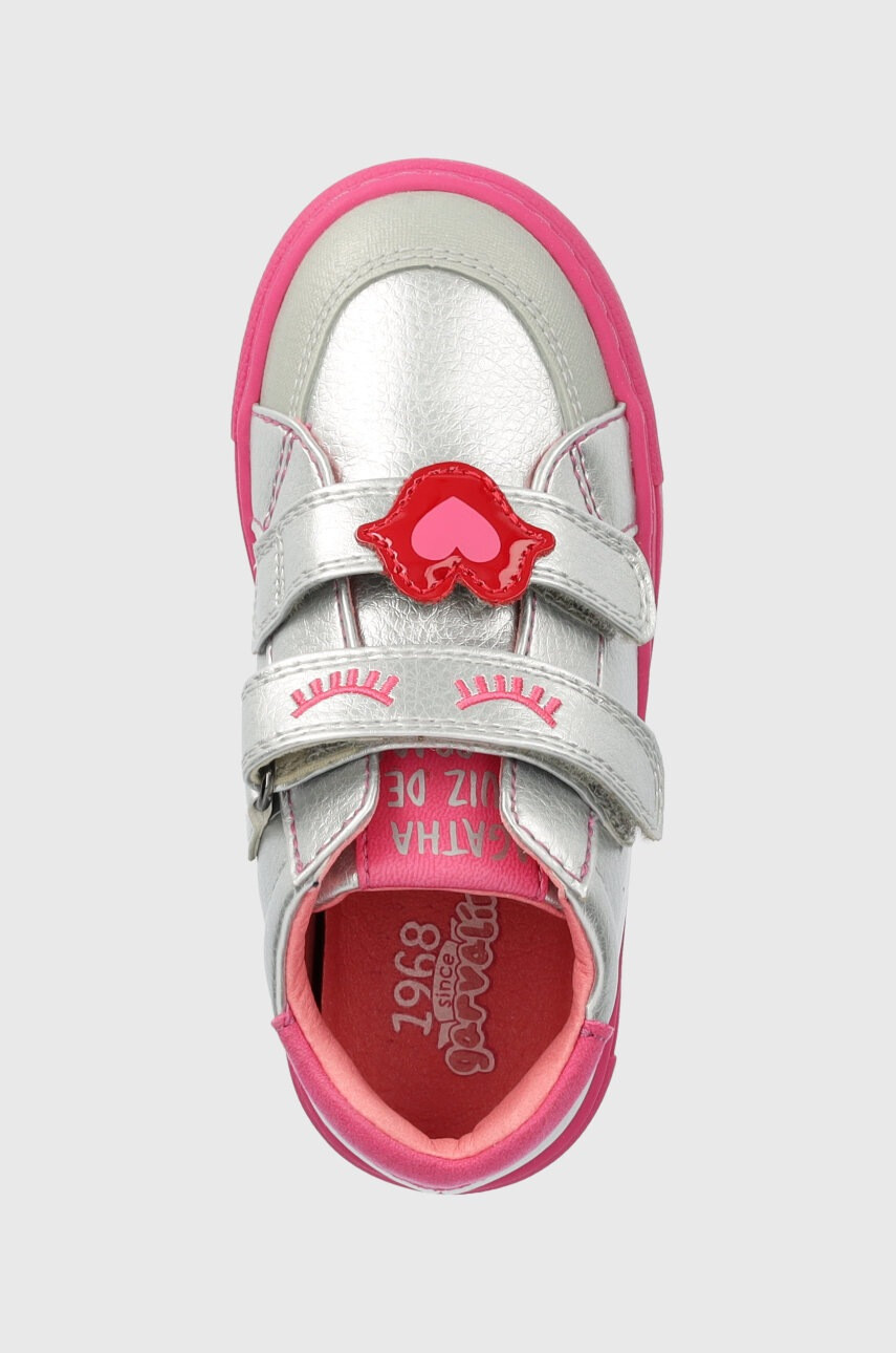 Agatha Ruiz de la Prada Детски кожени маратонки в златисто - Pepit.bg
