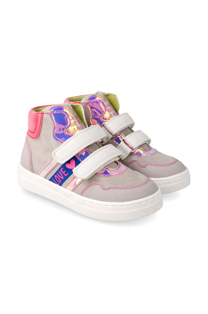 Agatha Ruiz de la Prada Детски маратонки в сиво - Pepit.bg