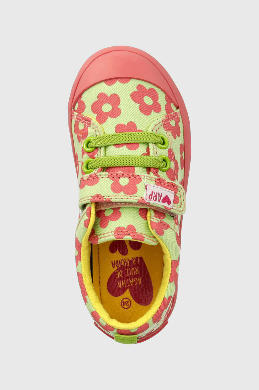 Agatha Ruiz de la Prada Детски ниски кецове в зелено - Pepit.bg