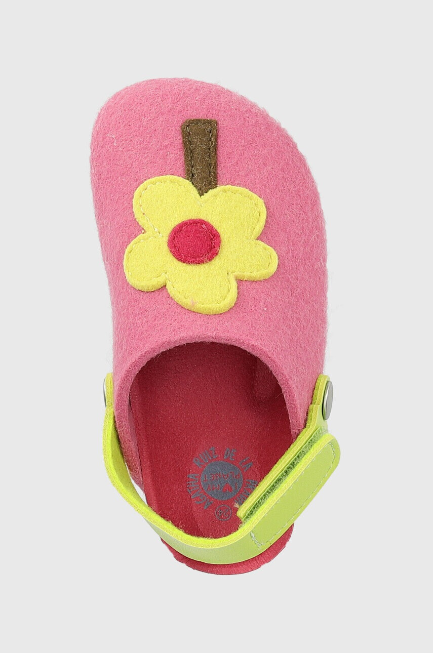 Agatha Ruiz de la Prada Детски пантофи в зелено - Pepit.bg