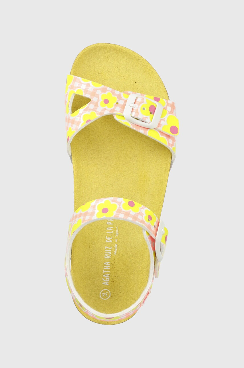 Agatha Ruiz de la Prada Детски сандали в жълто - Pepit.bg