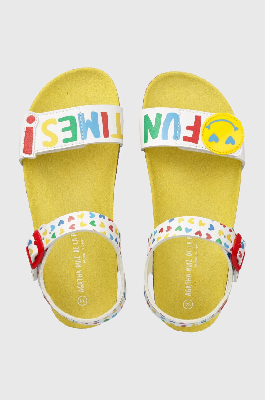 Agatha Ruiz de la Prada Детски сандали в бяло - Pepit.bg