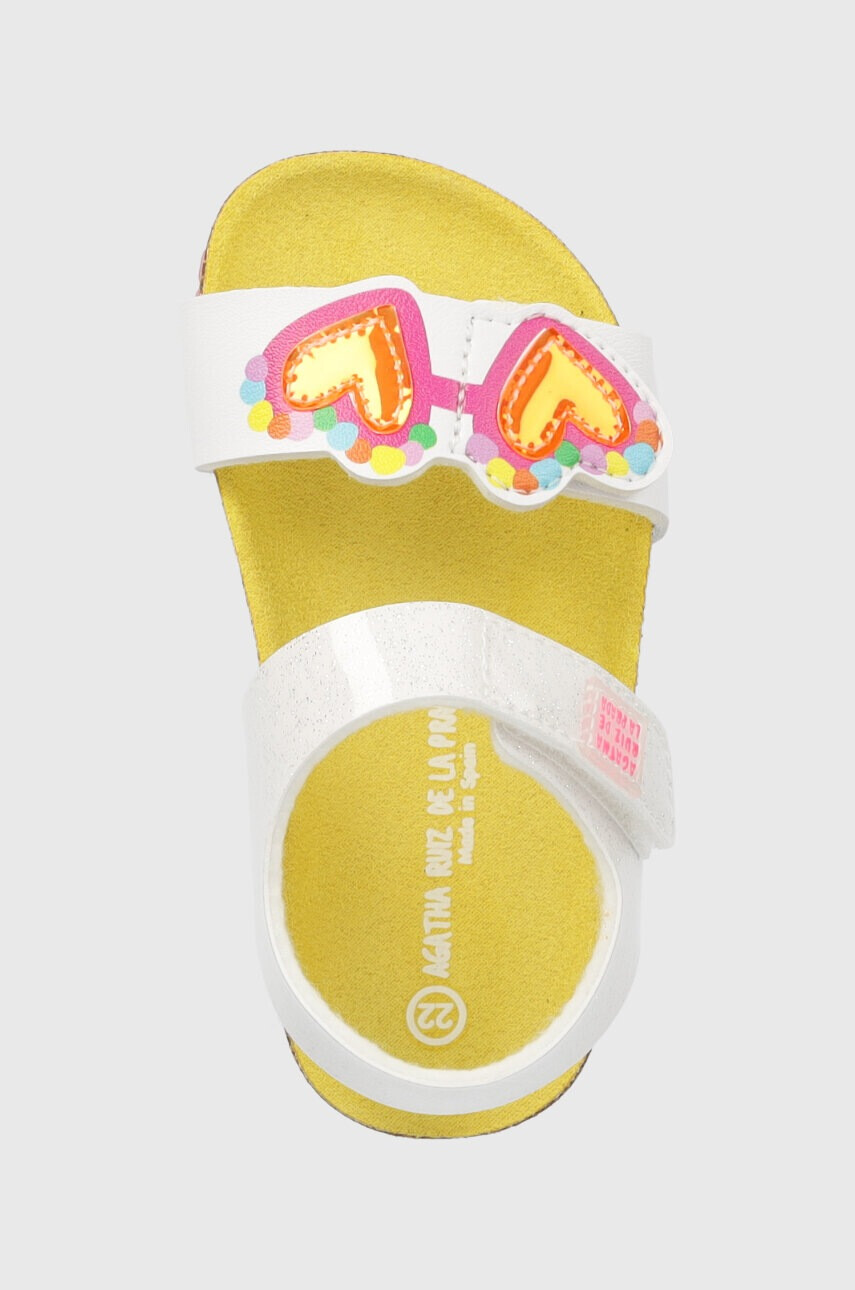 Agatha Ruiz de la Prada Детски сандали в бяло - Pepit.bg