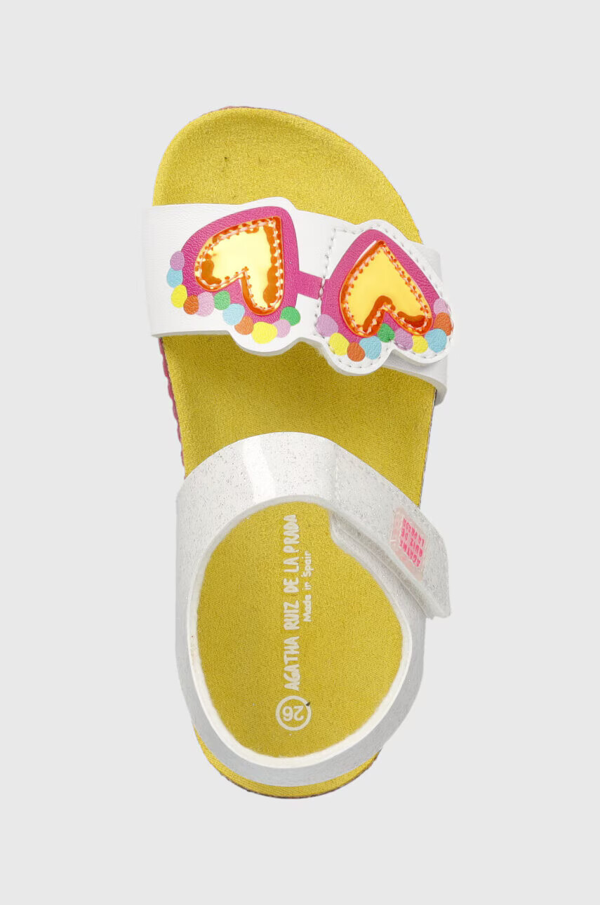 Agatha Ruiz de la Prada Детски сандали в бяло - Pepit.bg