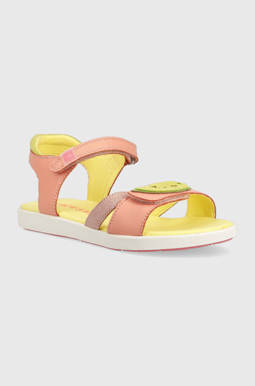 Agatha Ruiz de la Prada Детски сандали от кожа в розово - Pepit.bg