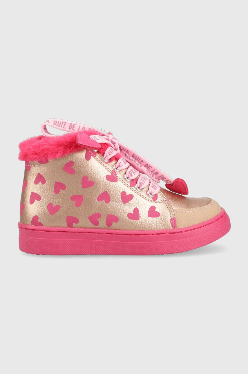Agatha Ruiz de la Prada Детски зимни обувки в златисто - Pepit.bg