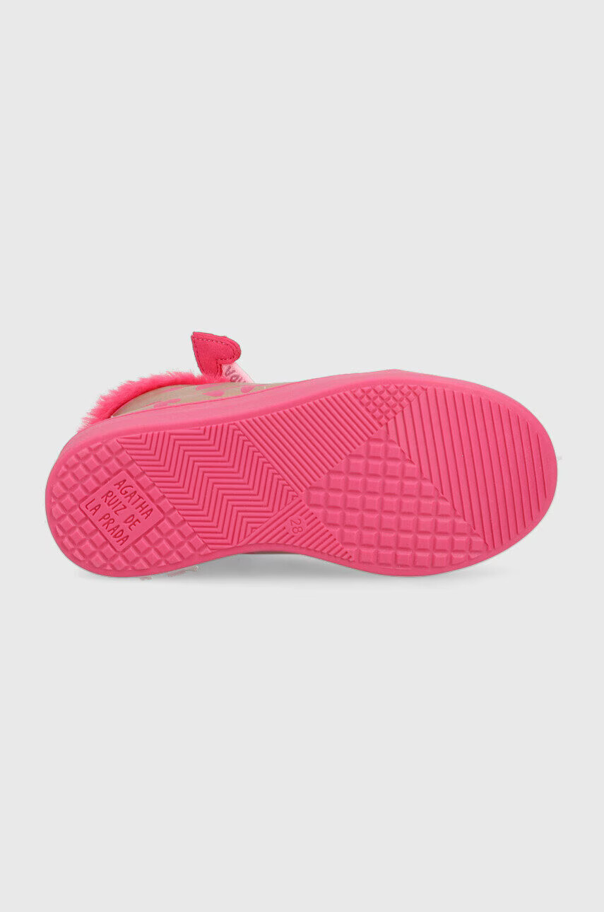 Agatha Ruiz de la Prada Детски зимни обувки в златисто - Pepit.bg