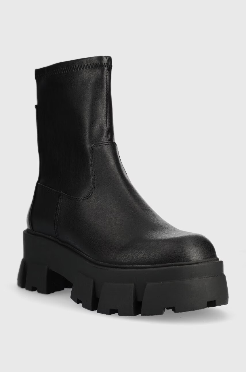 Aldo Боти Grandsole в черно с висок ток - Pepit.bg