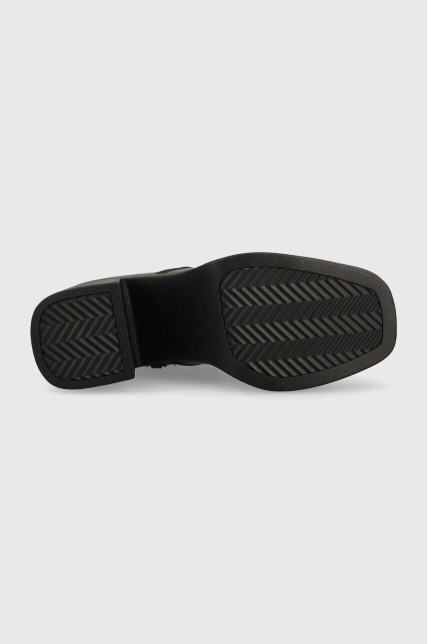 Aldo Боти Upstep в черно с висок ток - Pepit.bg