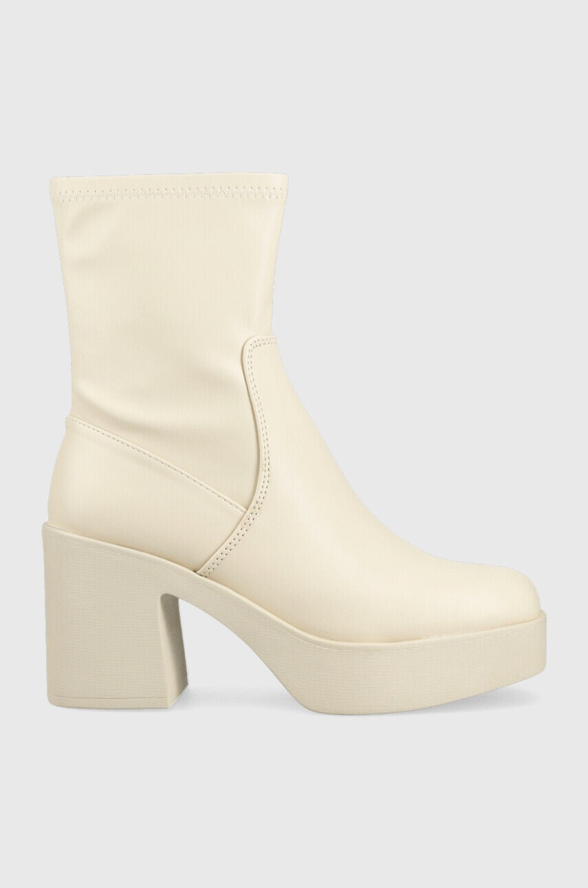 Aldo Боти Upstep в бежово с висок ток - Pepit.bg