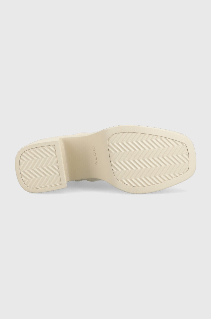Aldo Боти Upstep в бежово с висок ток - Pepit.bg