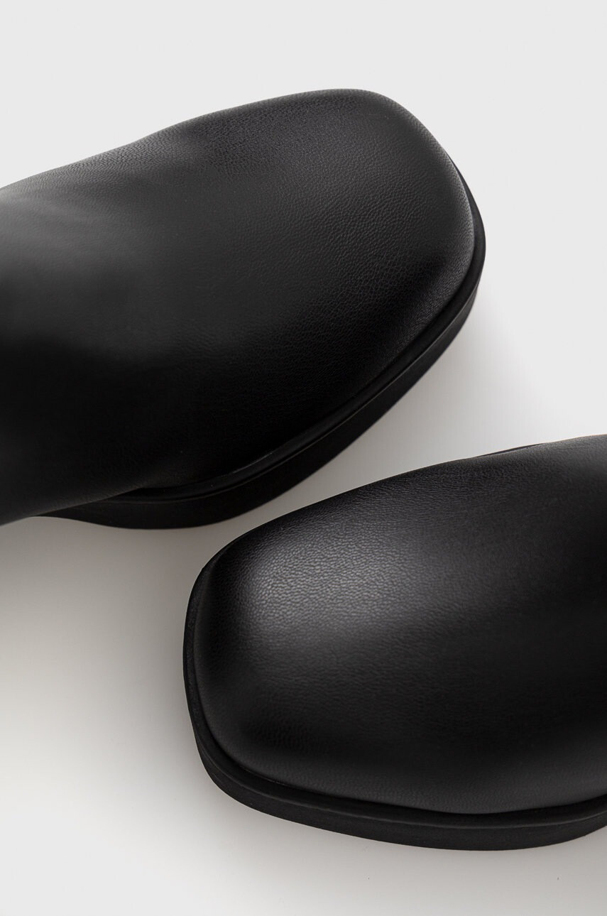 Aldo Ботуши Upscale в черно с висок ток - Pepit.bg