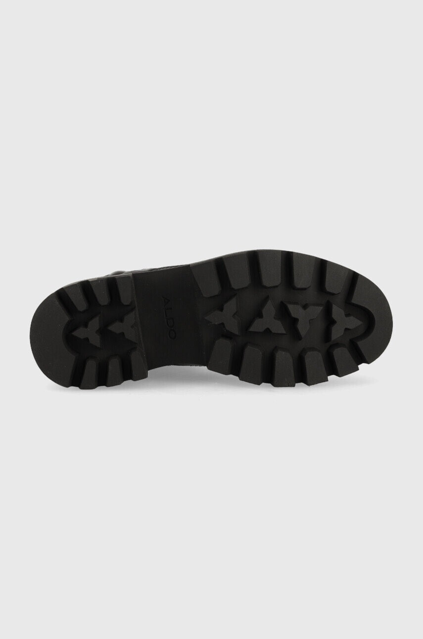 Aldo Кожени боти Quilt в черно с платформа - Pepit.bg