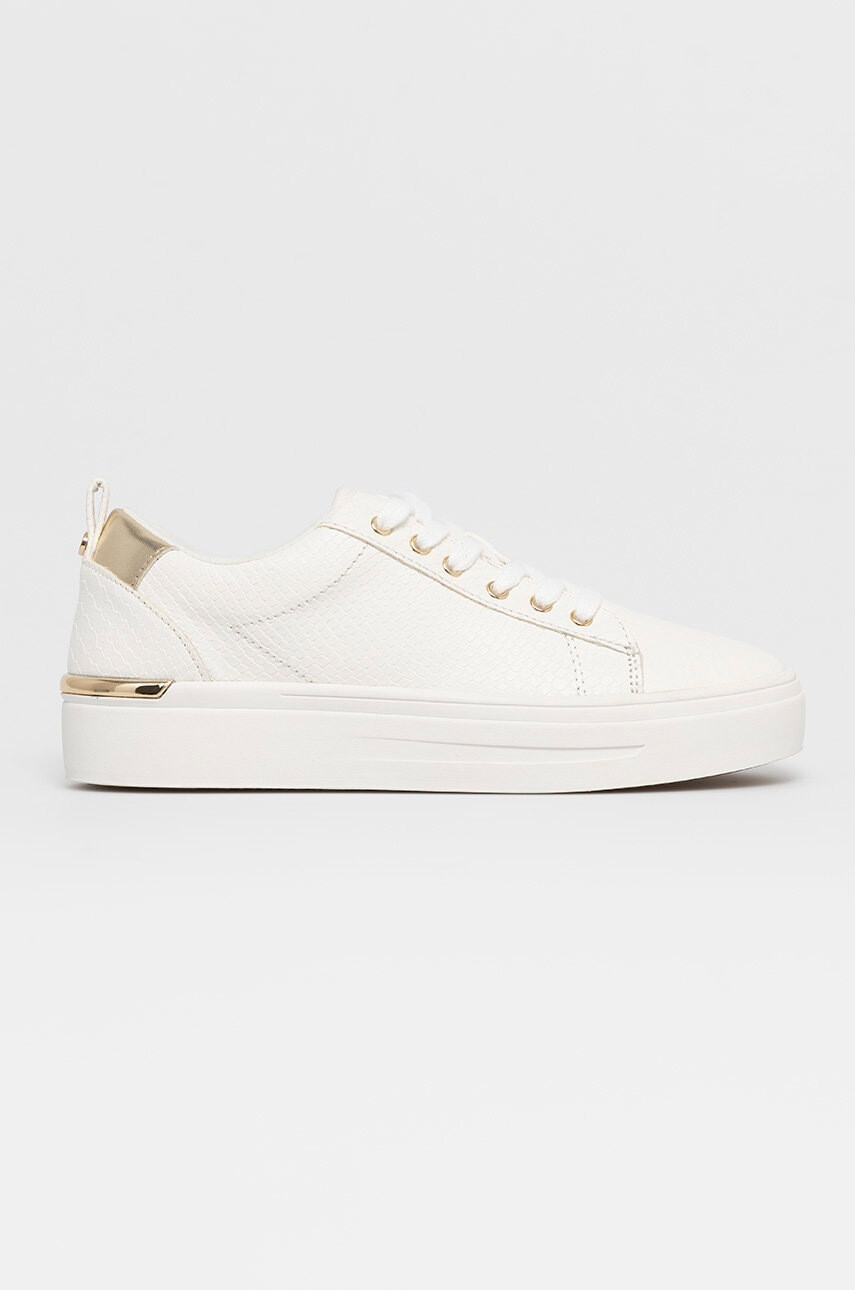 Aldo Обувки в бяло с платформа - Pepit.bg