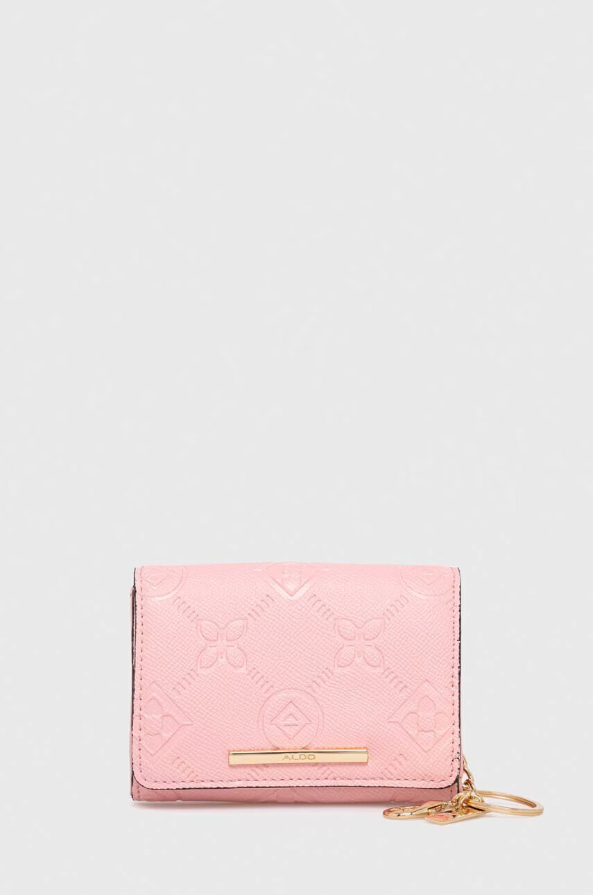 Aldo Портмоне ICONIPOUCH дамски в розово ICONIPOUCH.690 - Pepit.bg