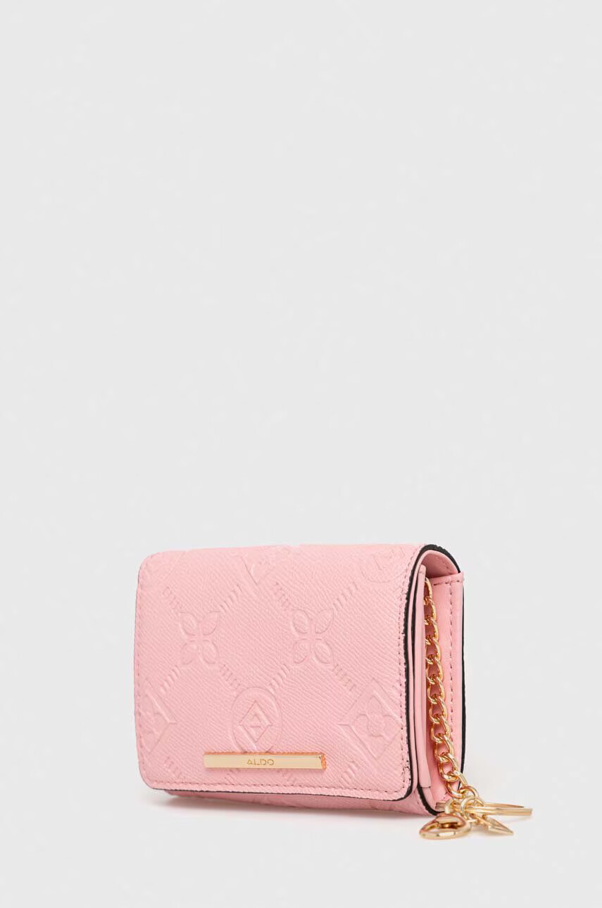 Aldo Портмоне ICONIPOUCH дамски в розово ICONIPOUCH.690 - Pepit.bg
