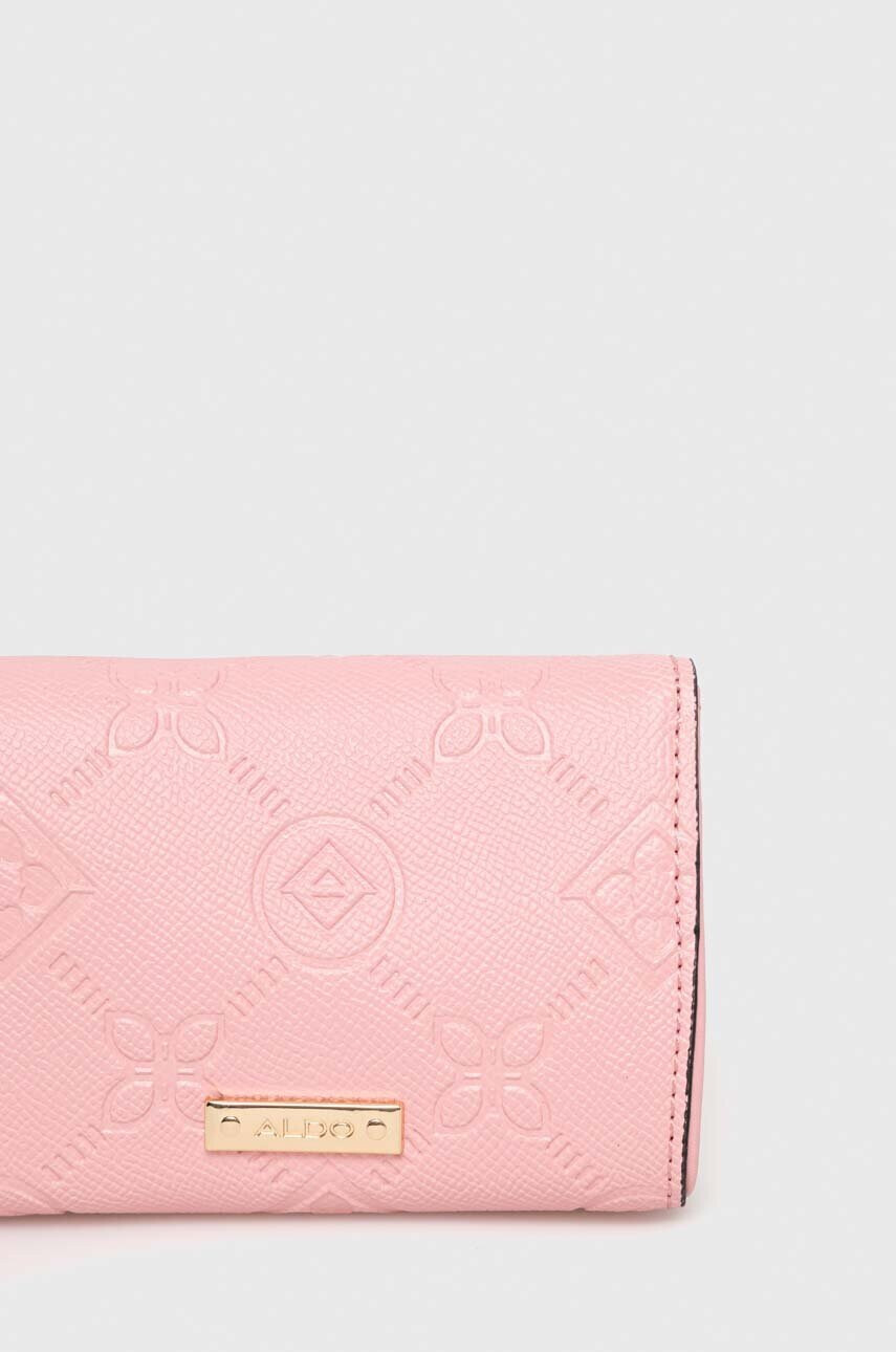 Aldo Портмоне ICONIPOUCH дамски в розово ICONIPOUCH.690 - Pepit.bg