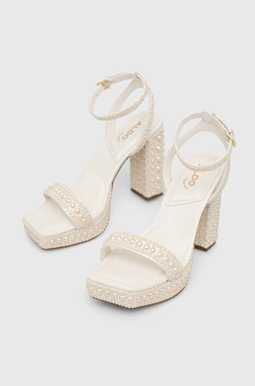 Aldo Сандали Lulu в бяло 13578812.Lulu - Pepit.bg