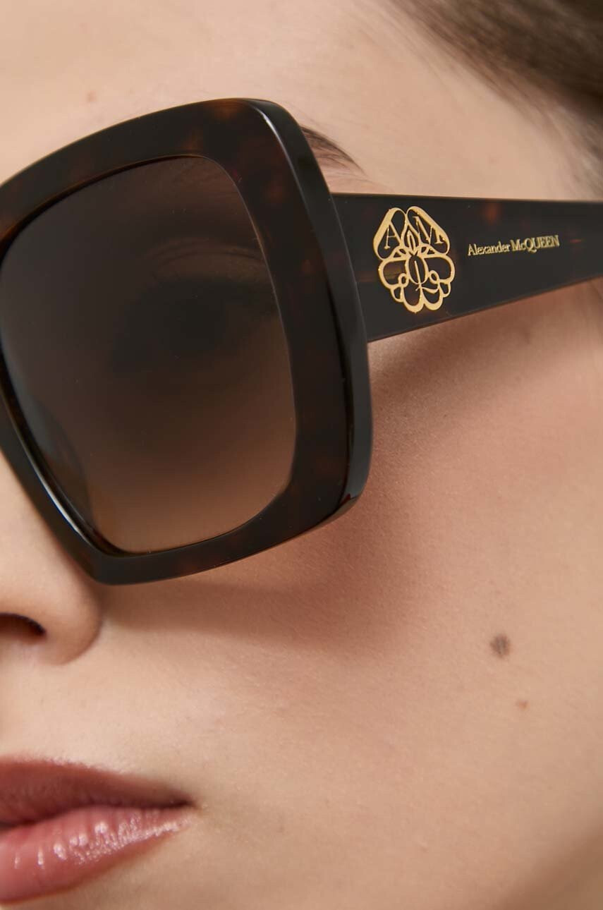 Alexander McQueen Слънчеви очила AM0378S - Pepit.bg