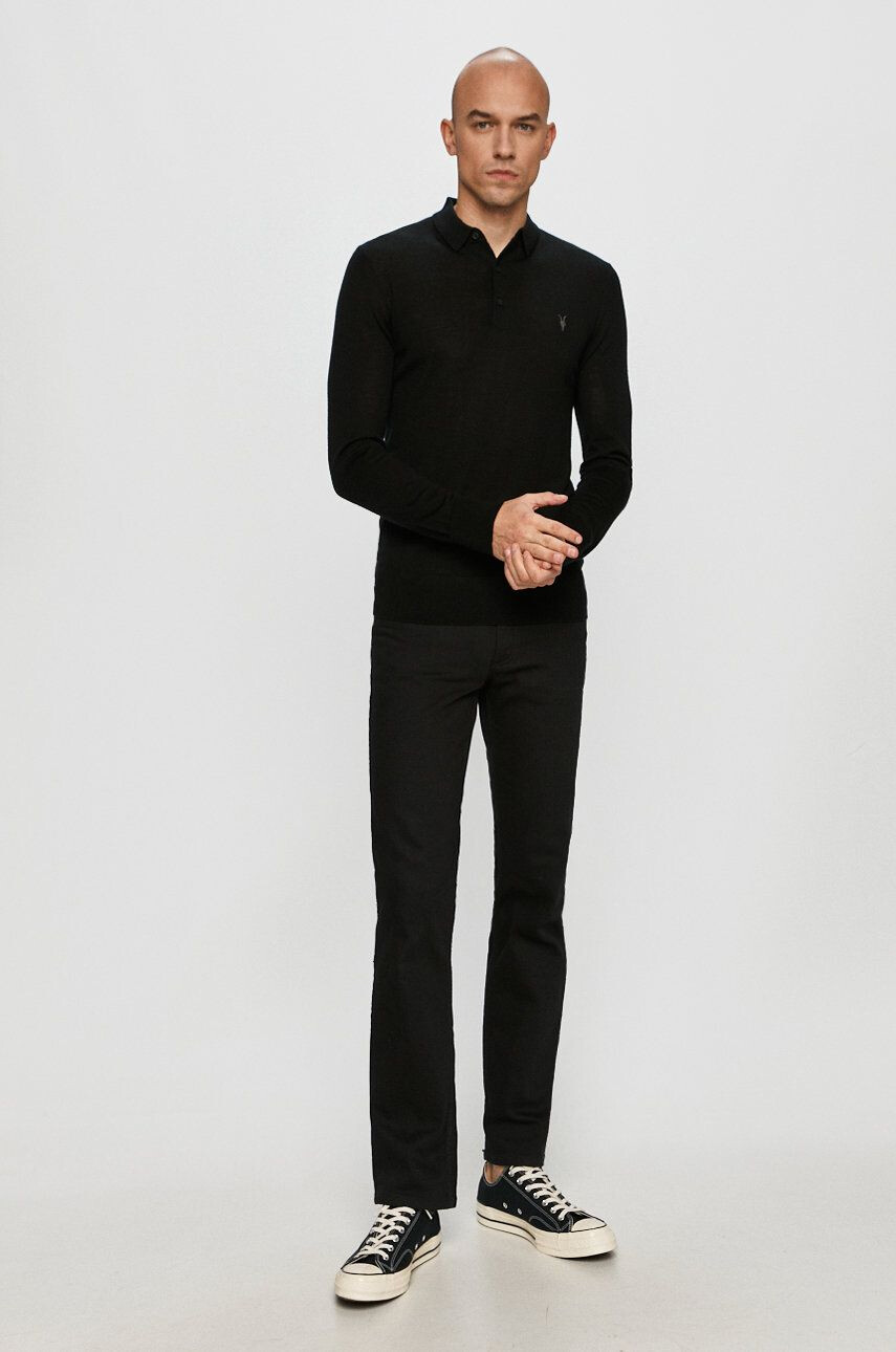 AllSaints Блуза с дълъг ръкав Mode Merino LS Polo - Pepit.bg