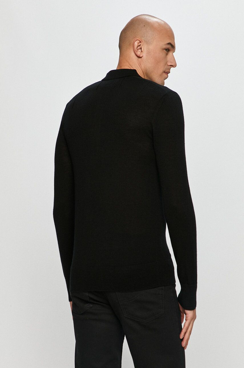 AllSaints Блуза с дълъг ръкав Mode Merino LS Polo - Pepit.bg