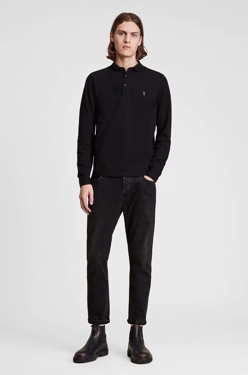 AllSaints Блуза с дълъг ръкав Reform Polo - Pepit.bg
