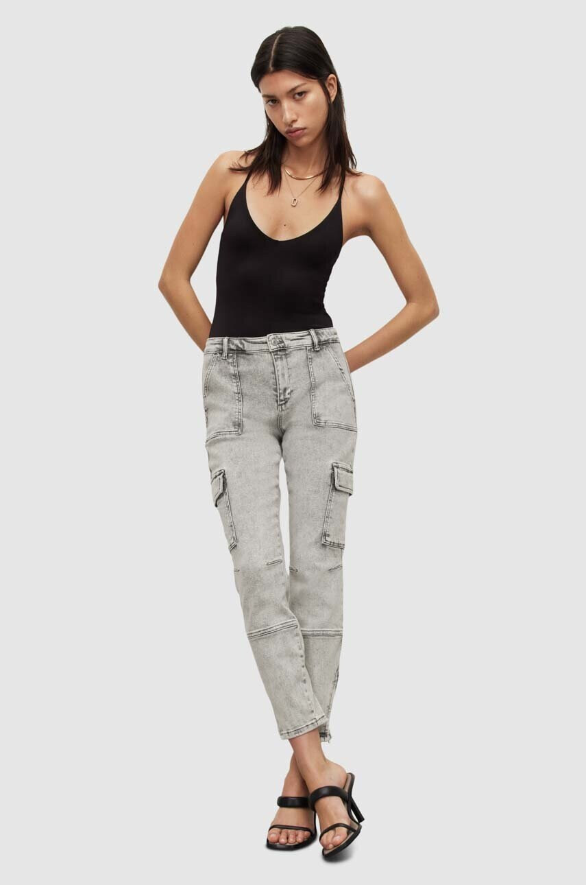 AllSaints Дънки в с висока талия - Pepit.bg