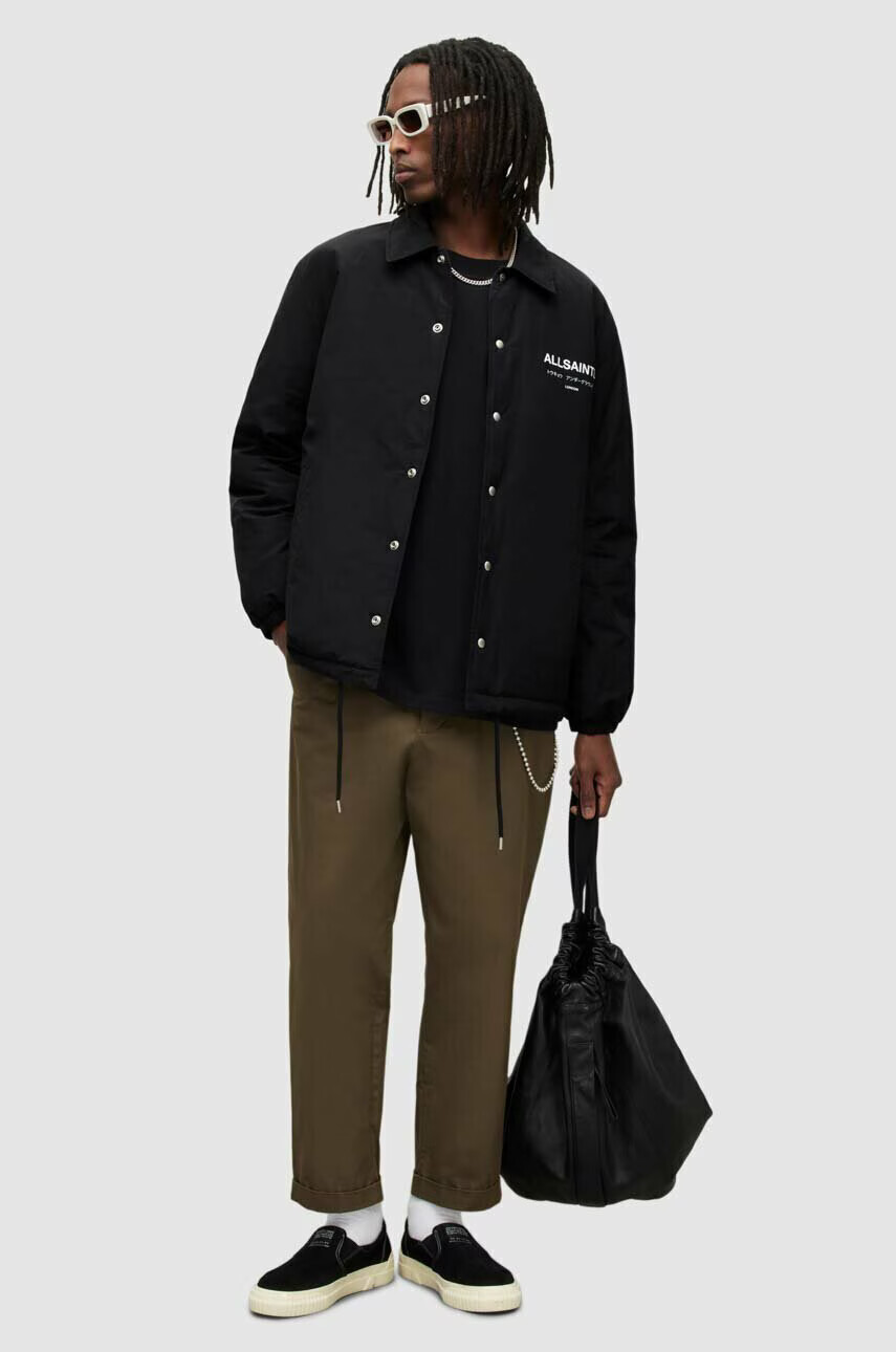 AllSaints Яке в черно с преходна изолация - Pepit.bg